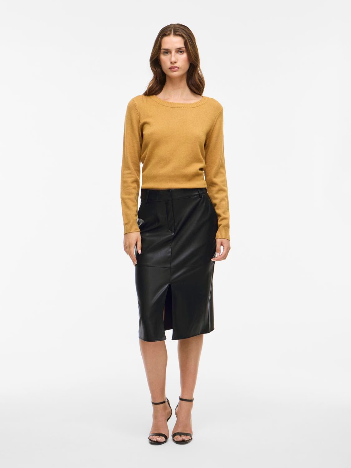 VIDAGMAR Midi Skirt - Black - VERO MODA & VILA Bergvik